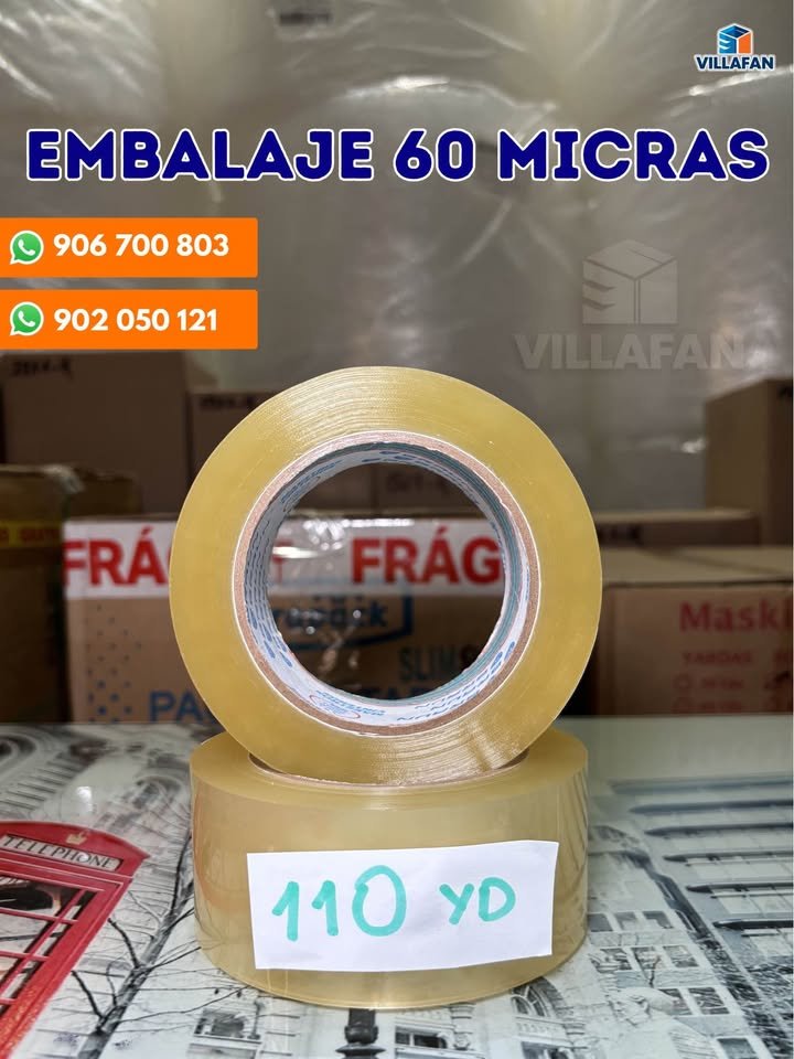 Detalle de Cinta de Embalaje 60 Micras